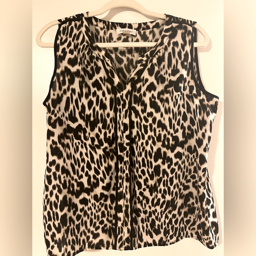 Calvin Klein Animal Print Top